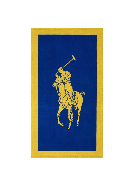 Ralph Lauren Strandlaken - 500 gr/m2 - 100 x 170 cm - voorkant 3 geel