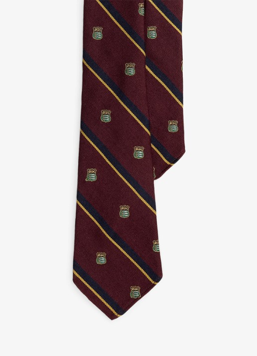 Ralph Lauren Stropdas in zijdeblend met print