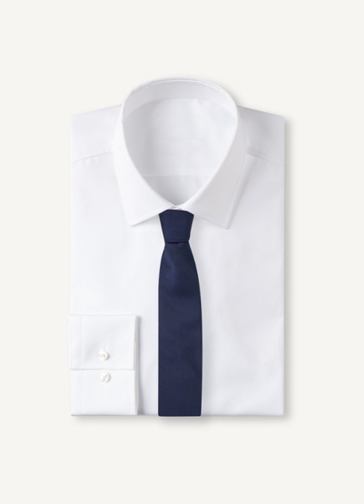 Ralph Lauren Stropdas van zijde - voorkant 3 donkerblauw
