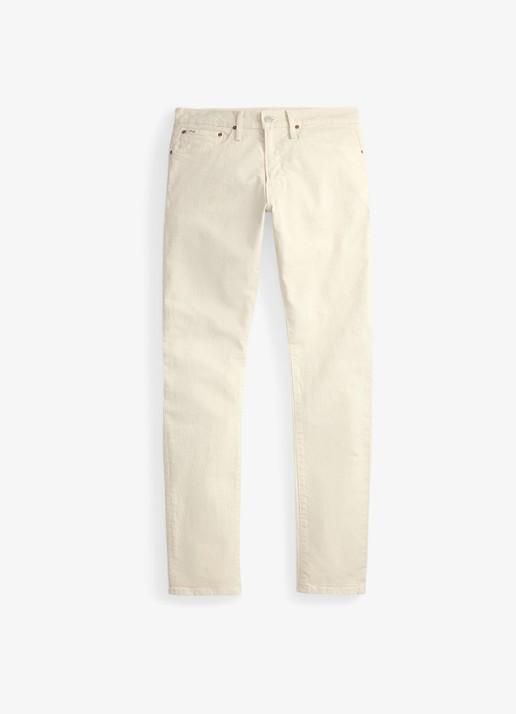 Ralph Lauren Sullivan slim stretch Polo Pony jeans  - voorkant 3 hdn andover cream / creme