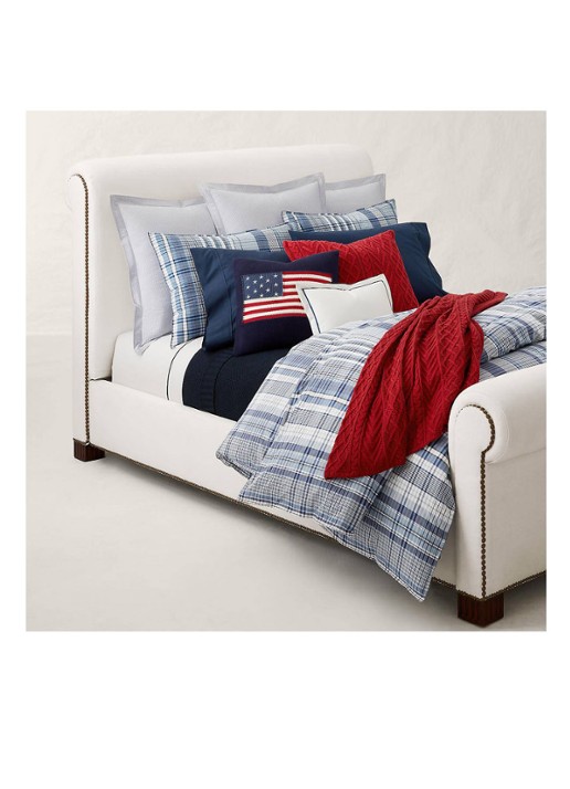 Ralph Lauren Summer Hill kussensloop - detail 7 donkerblauw