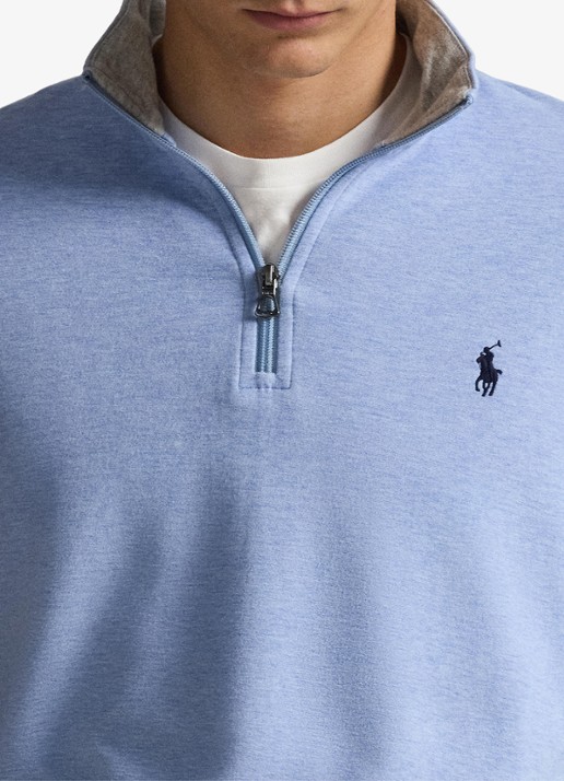 Ralph Lauren Sweater met halve rits en logoborduring - detail 2 isle hearher
