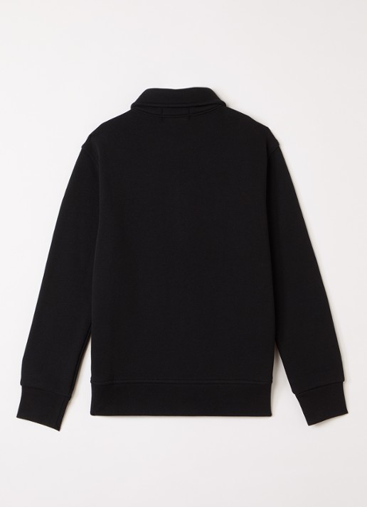 Ralph Lauren Sweater met halve rits - voorkant 2 zwart