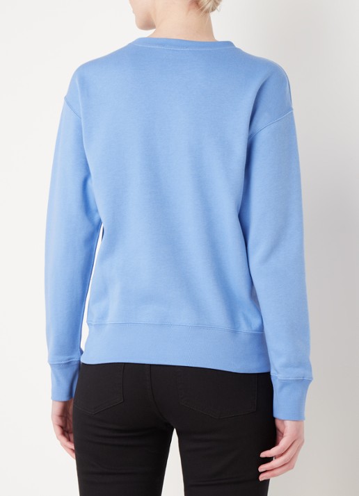 Ralph Lauren Sweater met logoborduring - achterkant blauw