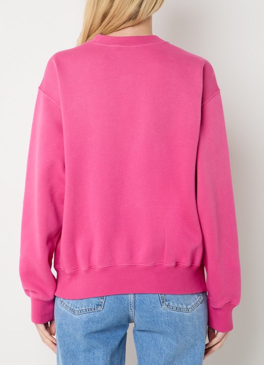 Ralph Lauren Sweater met logoborduring - achterkant 3 donkerroze