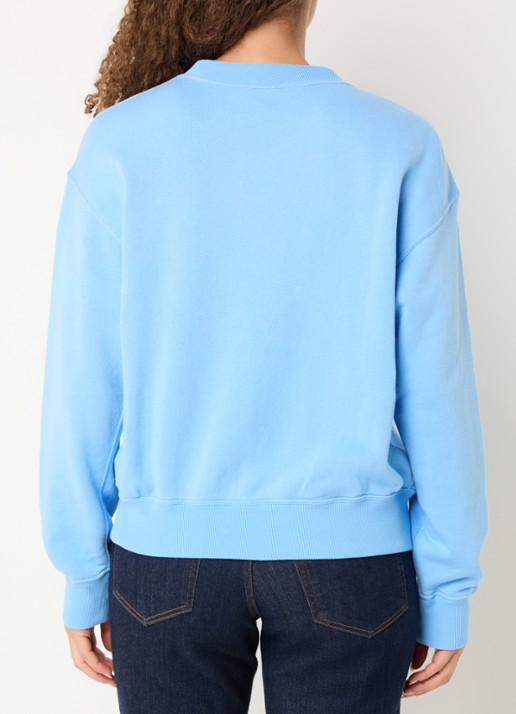 Ralph Lauren Sweater met logoborduring - achterkant 2 lichtblauw