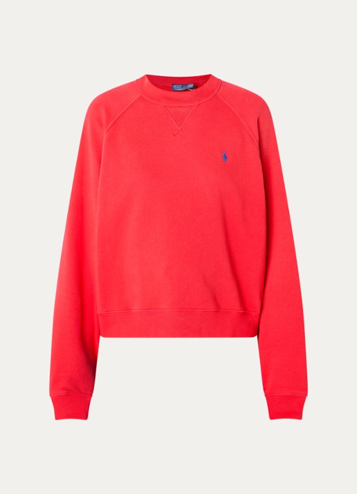 Ralph Lauren Sweater met logoborduring - voorkant rood