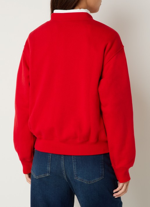 Ralph Lauren Sweater met logoborduring - achterkant rood