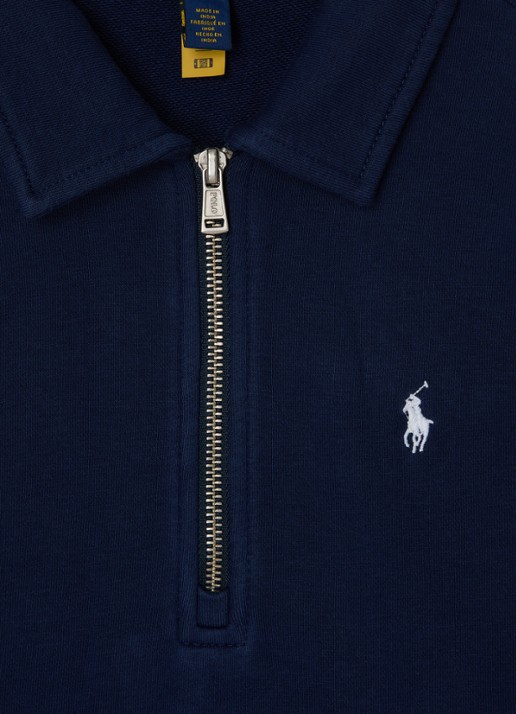 Ralph Lauren Sweater met logoborduring - detail donkerblauw