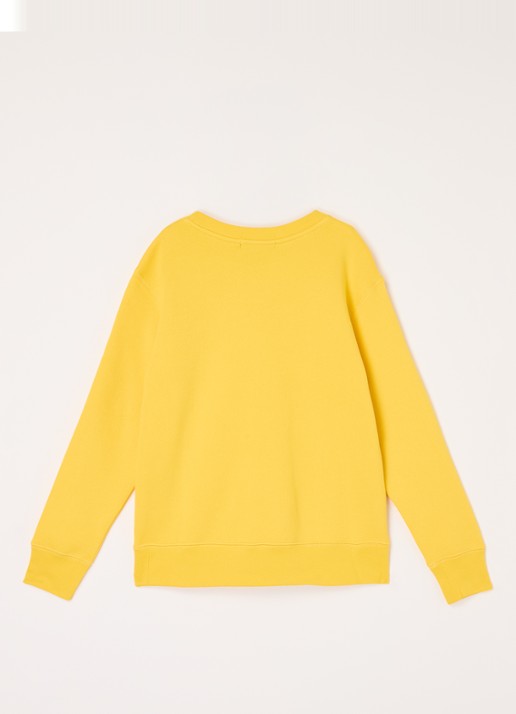 Ralph Lauren Sweater met logoborduring - voorkant 3 geel