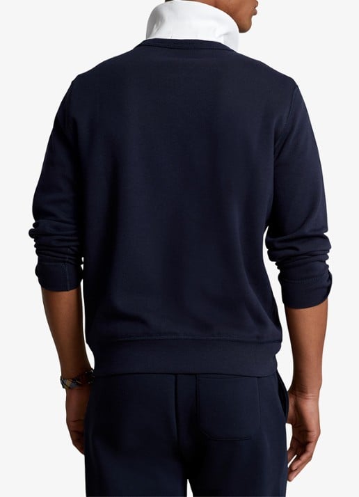 Ralph Lauren Sweater met logoborduring - achterkant 5 aviator navy