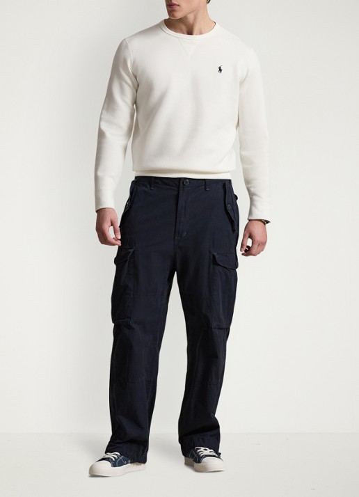 Ralph Lauren Sweater met logoborduring - voorkant 2 white / wit
