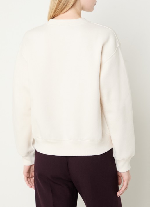 Ralph Lauren Sweater met logoprint - achterkant 4 gebroken wit