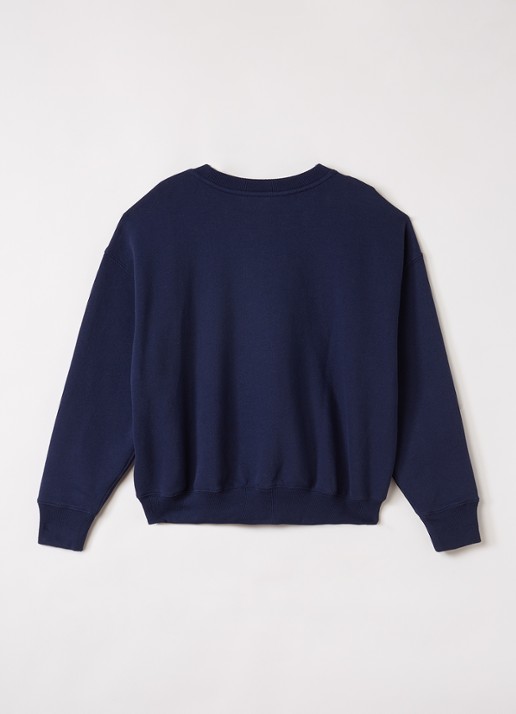 Ralph Lauren Sweater met logoprint - voorkant 2 donkerblauw