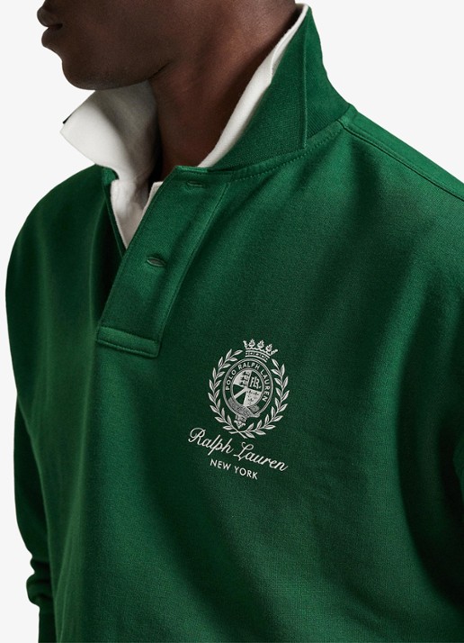 Ralph Lauren Sweater met polokraag en logo - detail 5 new forest-2z8d