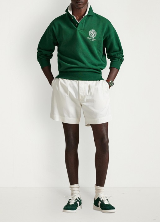 Ralph Lauren Sweater met polokraag en logo - voorkant 3 new forest-2z8d