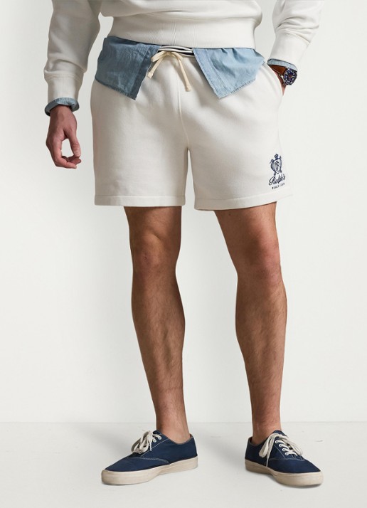 Ralph Lauren Sweater met polokraag en logoborduring - voorkant 2 white / wit