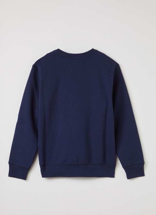 Ralph Lauren Sweater met print en logo - voorkant 3 donkerblauw
