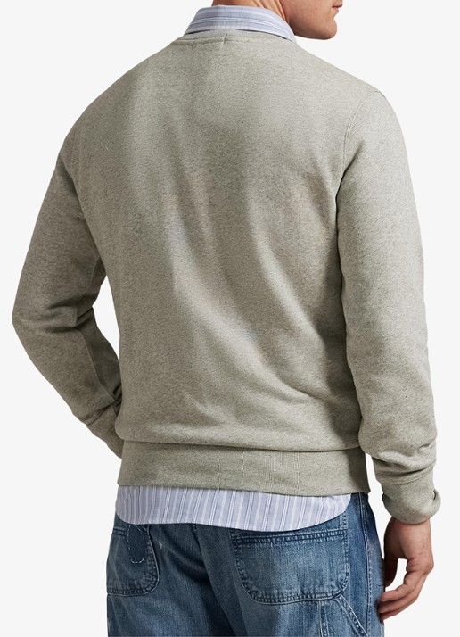 Ralph Lauren Sweater met print - achterkant loft heather / grijs