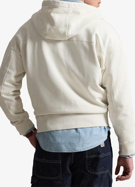 Ralph Lauren Sweatvest met capuchon en steekzakken - achterkant 3 nevis-2wun