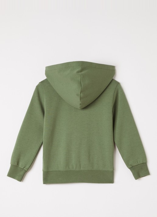 Ralph Lauren Sweatvest met capuchon - achterkant 3 groen