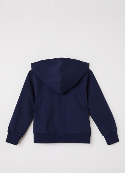 Ralph Lauren Sweatvest met capuchon - achterkant donkerblauw