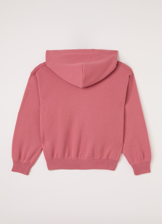 Ralph Lauren Sweatvest met logoborduring - achterkant koraal