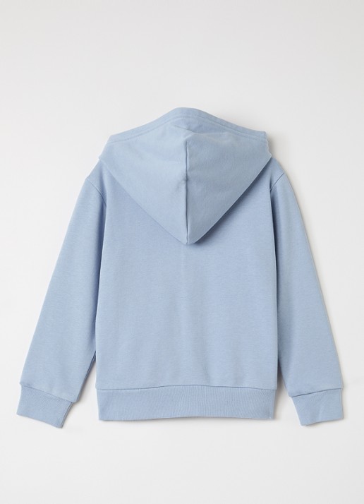 Ralph Lauren Sweatvest met logoborduring - achterkant 3 blauwgrijs