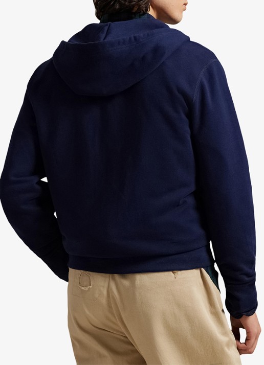 Ralph Lauren Sweatvest met logoborduring - achterkant 2 cruise navy / donkerblauw