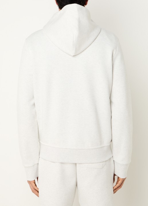 Ralph Lauren Sweatvest met steekzakken en logoborduring - achterkant 3 soho heather / grijs
