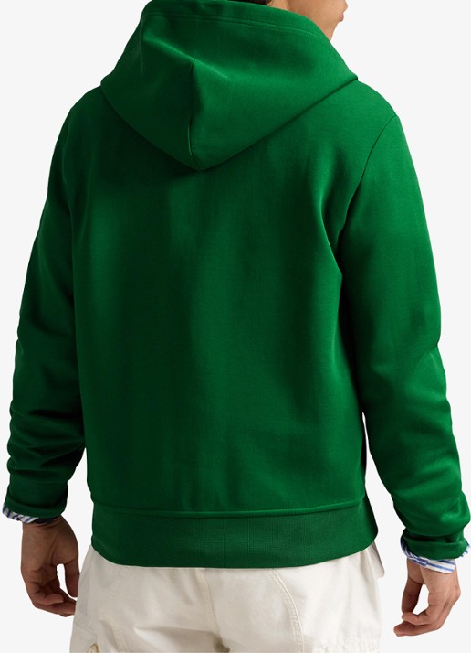 Ralph Lauren Sweatvest met steekzakken en logoborduring - achterkant 5 tennis green / donkergroen
