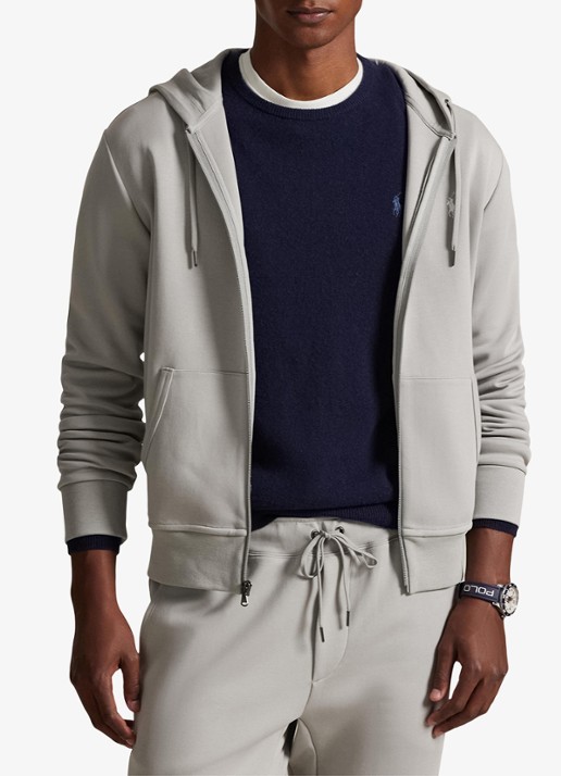 Ralph Lauren Sweatvest met steekzakken en logoborduring