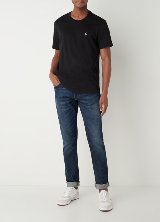 Ralph Lauren T-shirt met logo  - voorkant 2 zwart