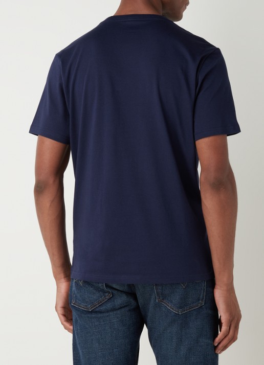 Ralph Lauren T-shirt met logo  - achterkant donkerblauw