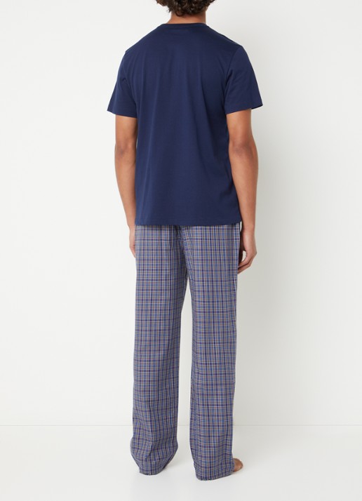 Ralph Lauren T-shirt met logoborduring - achterkant 4 donkerblauw