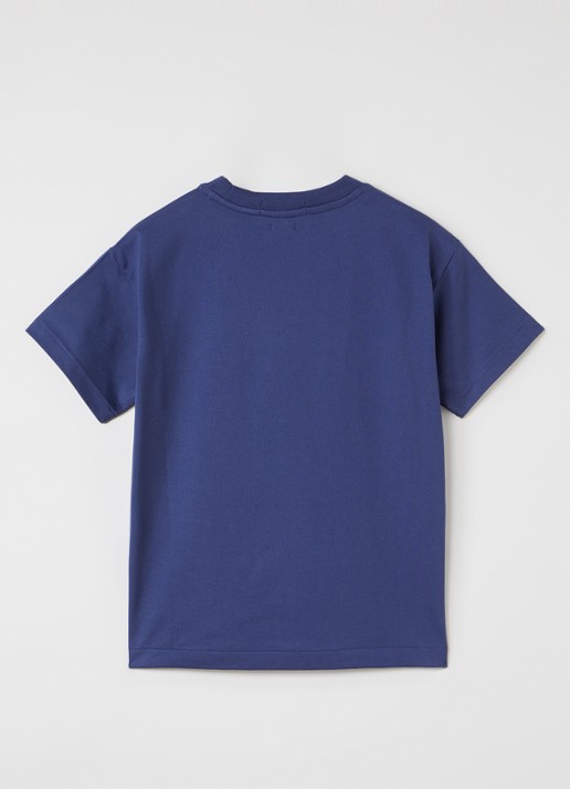 Ralph Lauren T-shirt met logoborduring - voorkant 2 donkerblauw