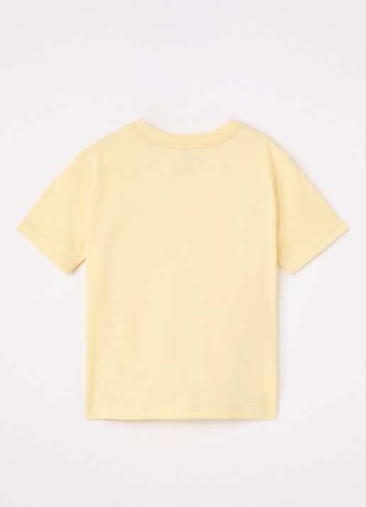 Ralph Lauren T-shirt met logoborduring - voorkant 2 geel