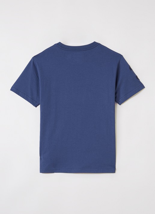 Ralph Lauren T-shirt met logoborduring - voorkant 2 donkerblauw