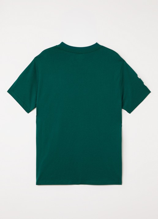 Ralph Lauren T-shirt met logoborduring - voorkant 2 zeegroen