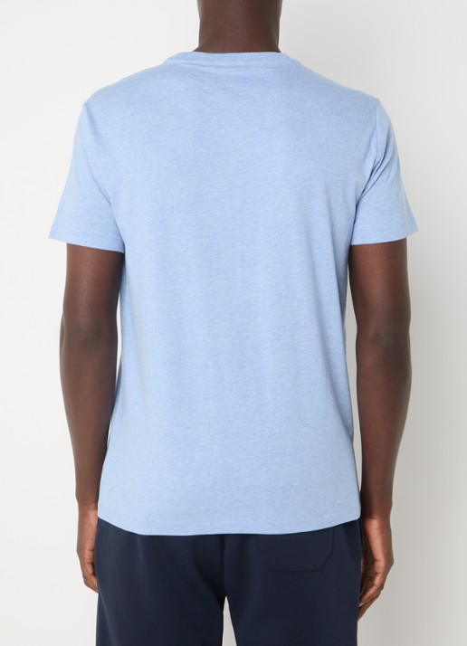 Ralph Lauren T-shirt met logoborduring - achterkant 4 isle heather/c7955