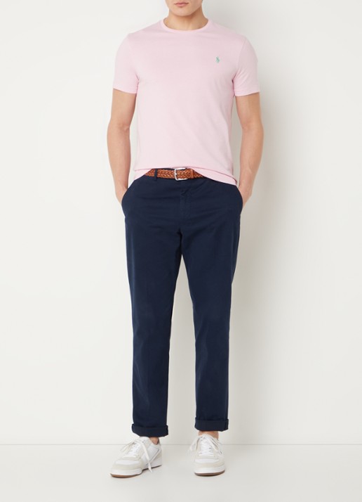 Ralph Lauren T-shirt met logoborduring - voorkant 4 garden pink / roze
