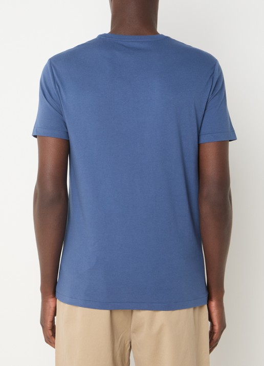 Ralph Lauren T-shirt met logoborduring - achterkant 4 clancy blue / indigo