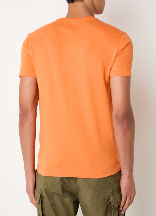Ralph Lauren T-shirt met logoborduring - achterkant 4 kona orange / oranje