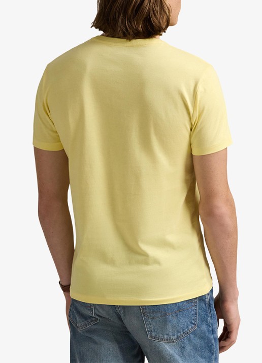 Ralph Lauren T-shirt met logoborduring - achterkant 4 resort gold / geel
