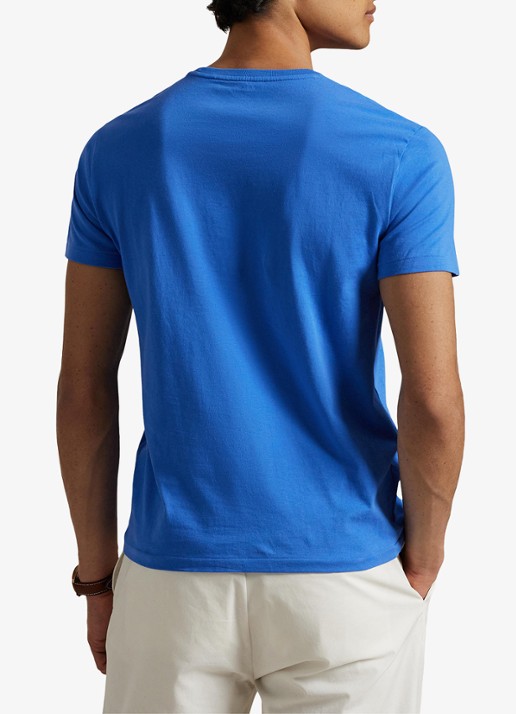 Ralph Lauren T-shirt met logoborduring - achterkant 2 embayment blue / blauw