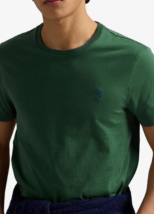 Ralph Lauren T-shirt met logoborduring - detail 2 washed forest/c7598-45tx