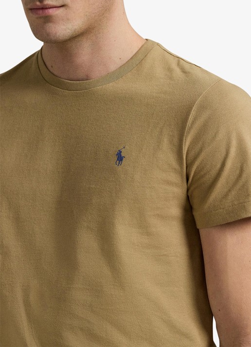 Ralph Lauren T-shirt met logoborduring - detail 2 coastal beige/c7952-45u1