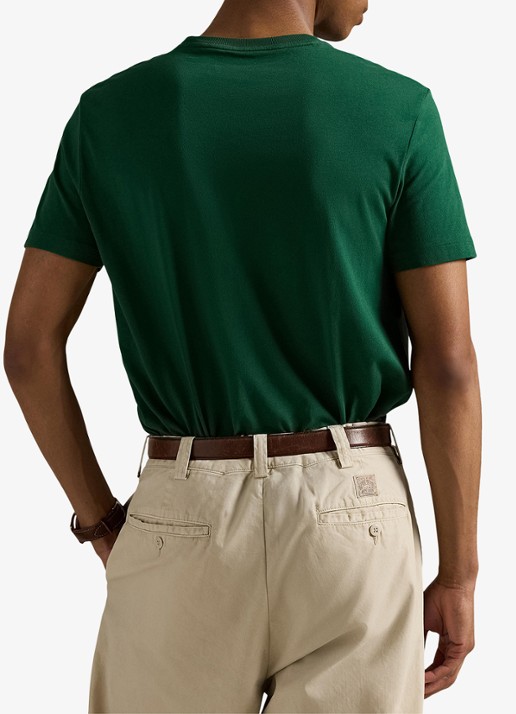 Ralph Lauren T-shirt met logoborduring - achterkant 5 new forest/c1429-48jm