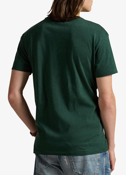 Ralph Lauren T-shirt met logoborduring - achterkant scotch pine heather/c4939-48jk