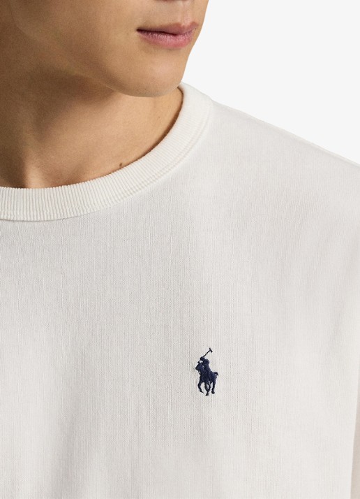 Ralph Lauren T-shirt met logoborduring - detail 5 deckwash white / wit